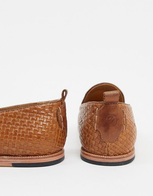 Woven Leather Shoes -  UK
