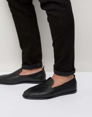 Ipanema Woven Loafers-Black