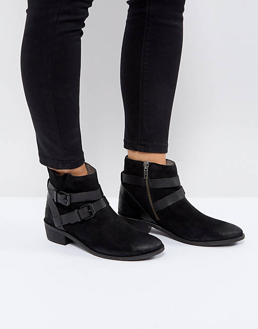H by Hudson Meeya Suede Ankle Boots | ASOS