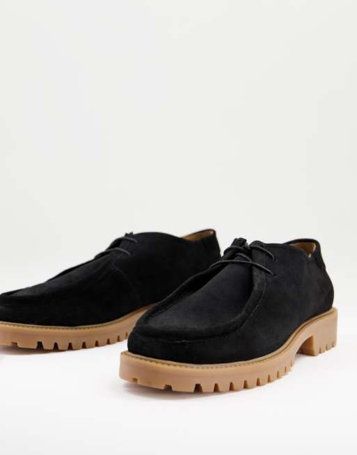 H by Hudson - Sledge - Chaussures chukka en daim - Noir
