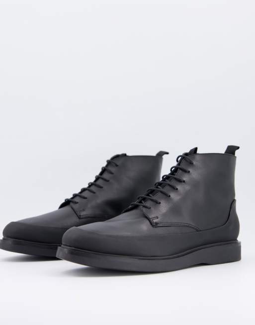 H by Hudson Stivaletti in gomma con tallone rinforzato colore