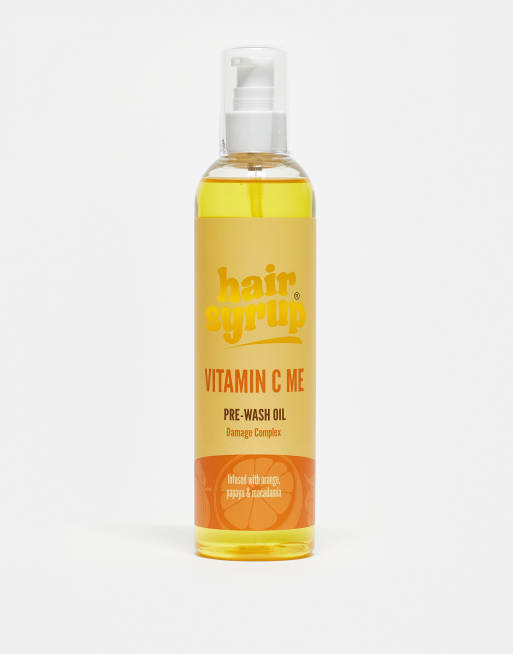 Perceptueel Trillen huid Hair Syrup - Vitamin C Me Strengthening Pre-Wash Hair Oil - Versterkende  haarolie 300 ml | ASOS