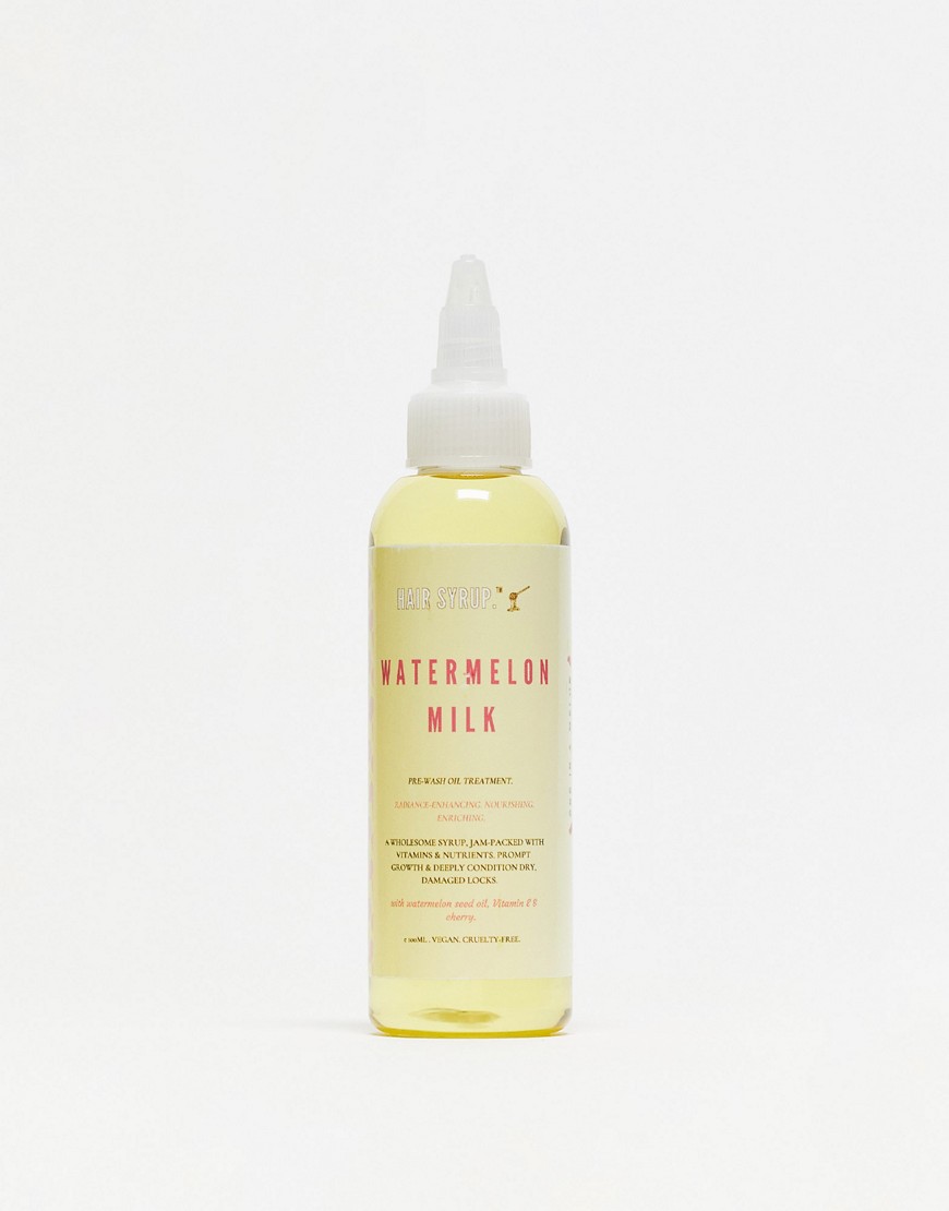 Hair Syrup Watermelon Milk Hydrating Pre-Wash Hair Oil 100ml-No colour