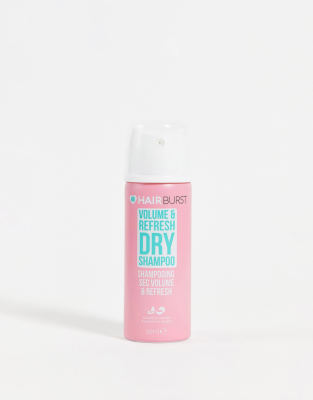Hairburst Volume and Refresh Dry Shampoo Travel Size 50ml-No colour