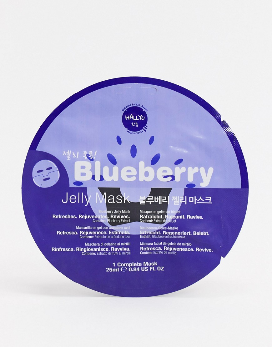 Hallyu - Voedend en hydraterend jelly-masker met blauwe bessen-Zonder kleur