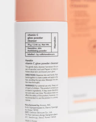 hanskin glow powder cleanser