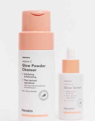 hanskin glow powder cleanser