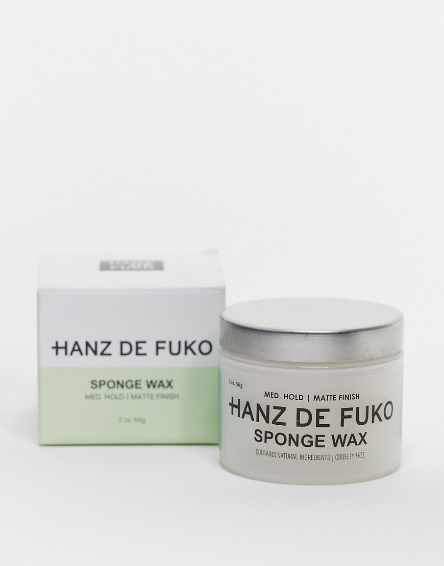 Hanz de Fuko Sponge Hair Wax 2 fl oz-No color