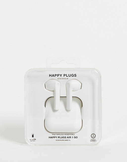 Gifts Happy Plugs Air 1 Go True Wireless in White 