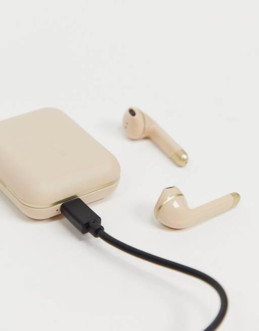 Happy Plugs Limited Edition Truly Wireless Air 1 Earphones - Matte Gold, 2 of 4