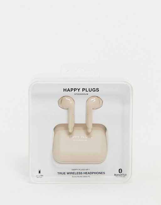 Happy Plugs Limited Edition Truly Wireless Air 1 Earphones - Matte Gold