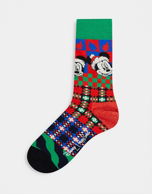 Happy Socks x Disney mix print socks