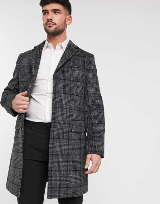 Grey 2025 check coat