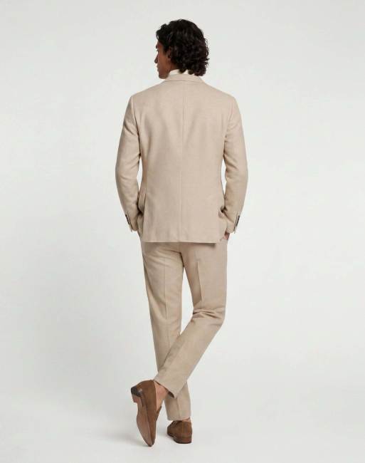 Harry Brown Adam wool tweed suit jacket in ecru, 2 of 5