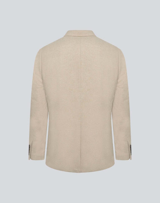 Harry Brown Adam wool tweed suit jacket in ecru, 5 of 5