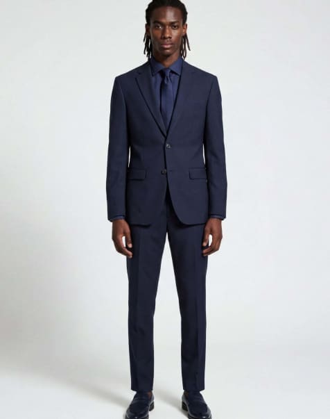 Harry Brown Alex suit jacket in navy - view 1