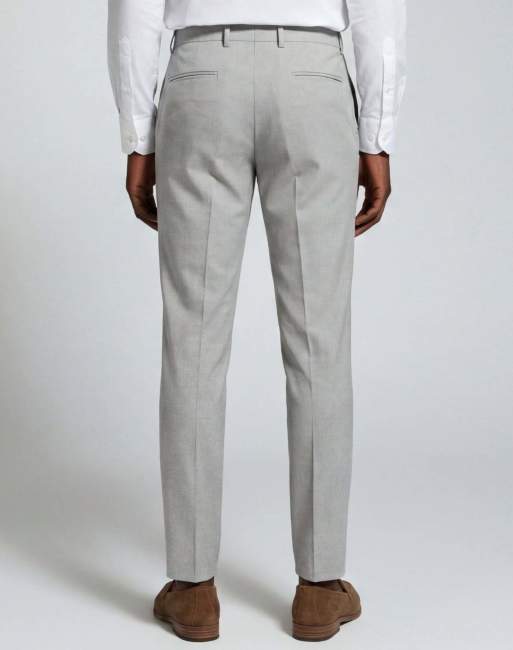 Harry Brown Alex suit trousers in light grey in light grey, 2 of 5