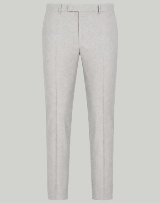 Harry Brown Alex suit trousers in light grey in light grey, 4 of 5
