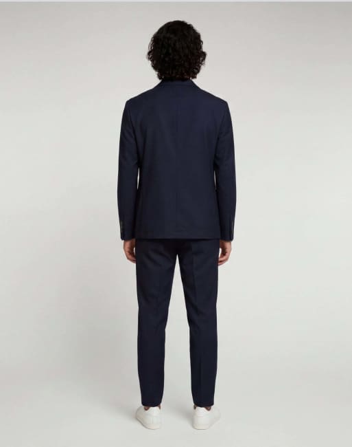 Harry Brown Arthur flannel blazer in navy, 2 of 4