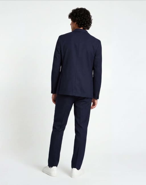 Harry Brown Arthur flannel jacket in navy, 2 of 3