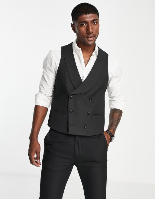 Mens black 2025 horseshoe waistcoat