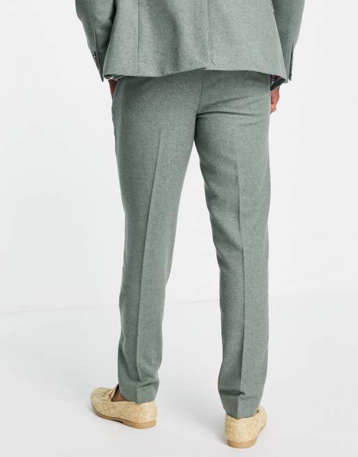 Harry Brown - Bruiloft - Slim-fit pantalon van tweed van wolblend, 4 van 4