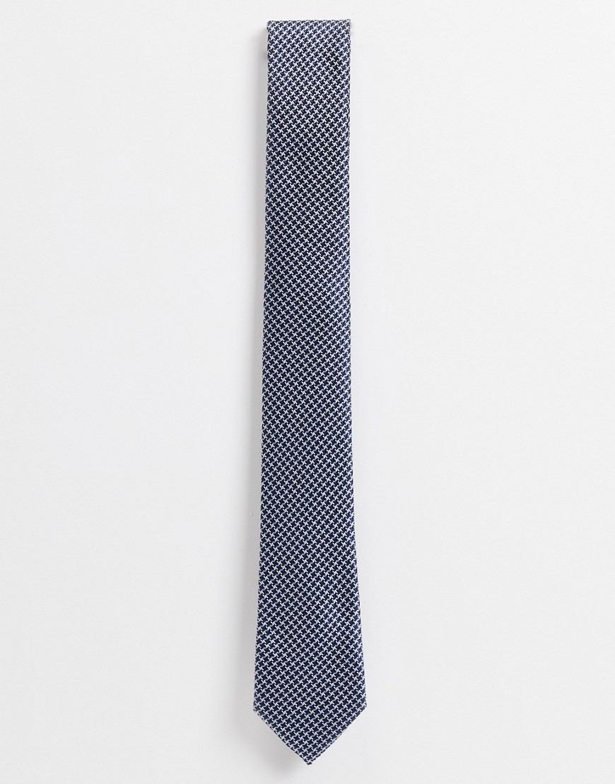 Harry Brown Checked Tie In Brown