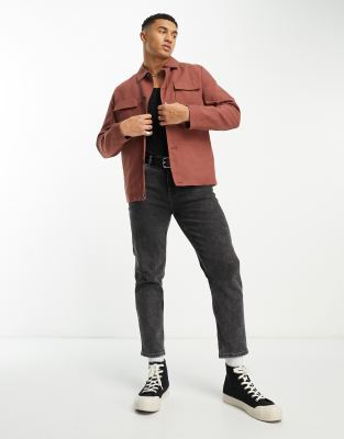 Harry Brown Harry Brown co-ord shacket in rust