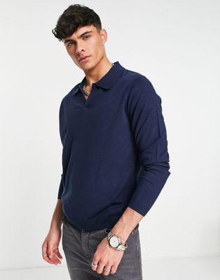 Harry Brown collared knitted jumper