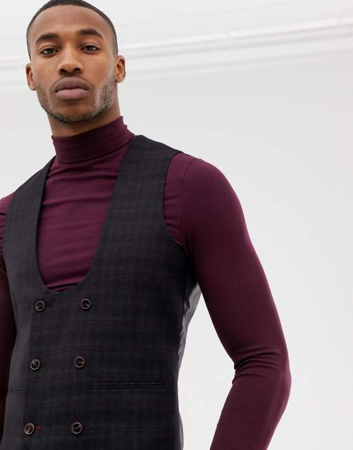 Deep hot sale neck waistcoat