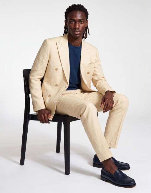 Harry Brown Giacomo slim fit suit in butternut, 4 of 4