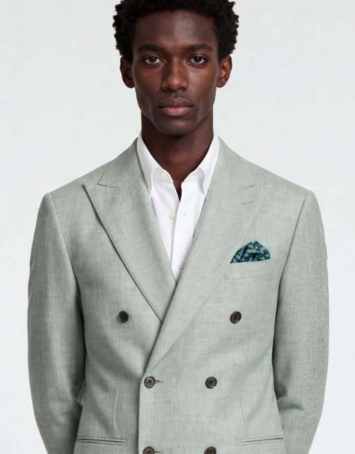 Harry Brown Giacomo slim fit suit in green, 4 of 4