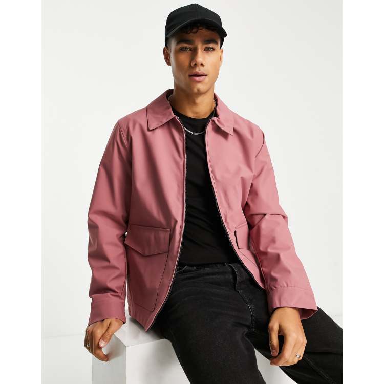 Pink harrington shop jacket