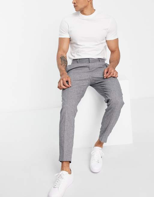 Mens pleated linen on sale pants