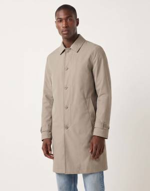 Harry Brown James raincoat in stone