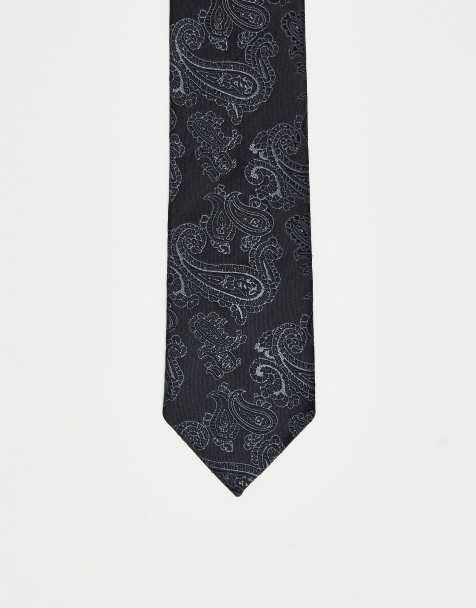 Harry Brown – Krawatte mit Paisleymuster in Schwarz - view 1