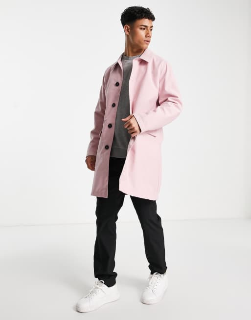 Harry Brown lilac tech trench ASOS