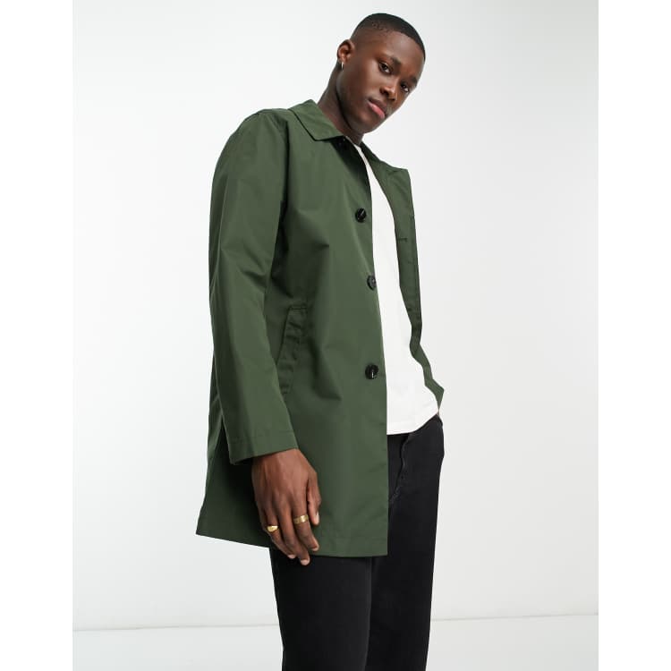 Mens green 2025 mac coat