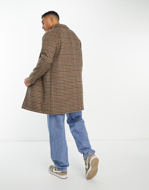 Manteau Sport Chaps Homme 42 Regular - Noir/marron à Carreaux - Très Bon état