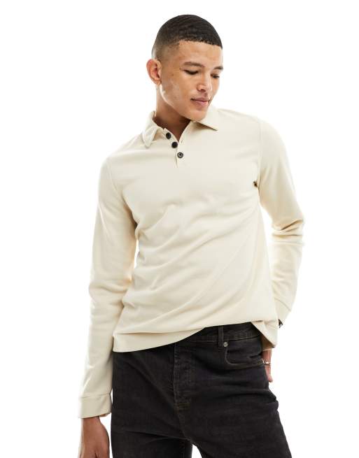 Mock shop collar polo