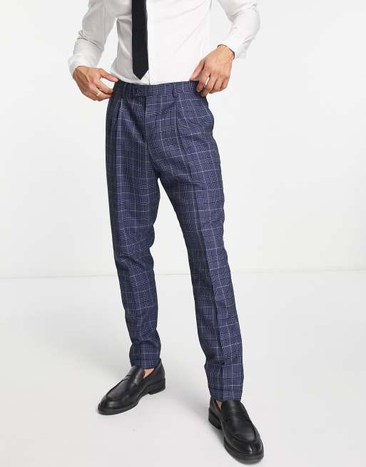 High Waist Men's Slim Fit Pants