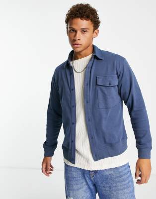 overshirt in navy