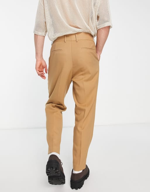 Harry Brown Pantalon carotte habill Marron