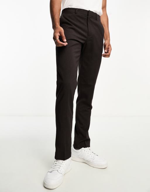 Harry Brown - Pantalon de costume ajusté - Marron