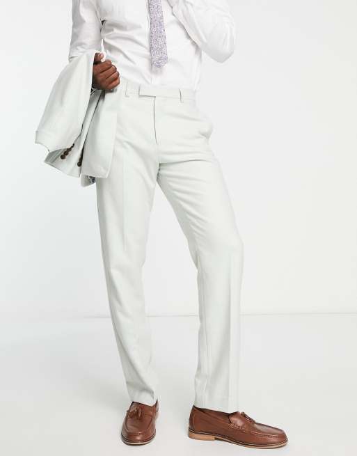 Harry Brown - Pantaloni da abito in tweed blu