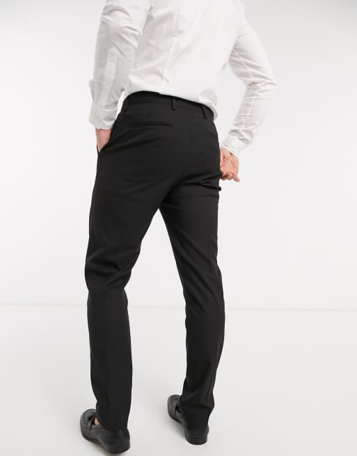 Harry Brown - Pantaloni da abito skinny tinta unita, 2 di 4