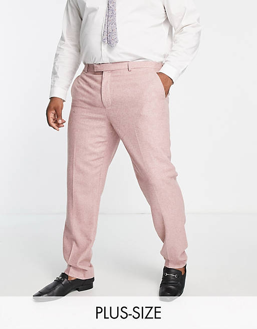 Pantaloni da abito da matrimonio slim in tweed Asos Uomo Abbigliamento Pantaloni e jeans Pantaloni Pantaloni slim & skinny Plus 