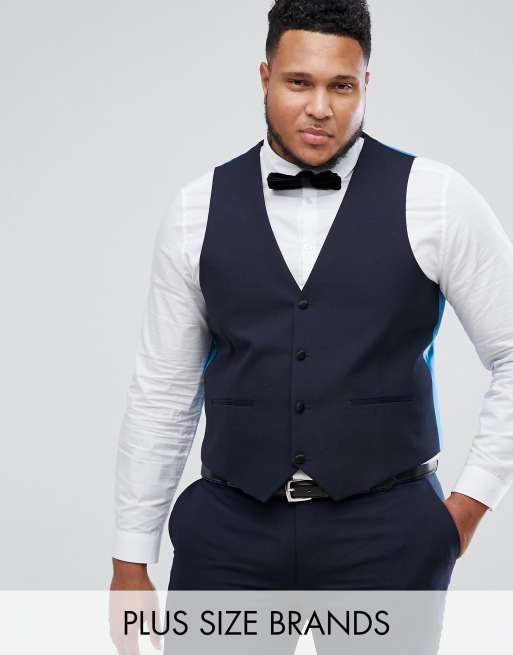 Plain 2024 black waistcoat