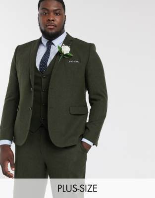 asos plus suits