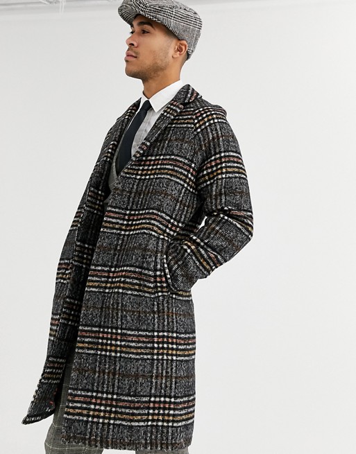 Harry Brown premium wool blend cocoon coat